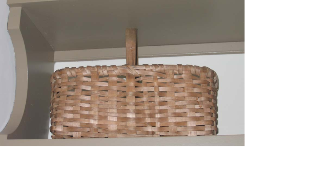 Basket on shelf