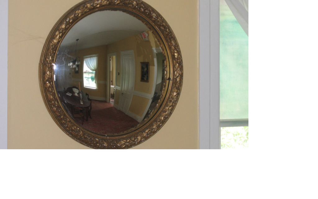 Round convex mirror